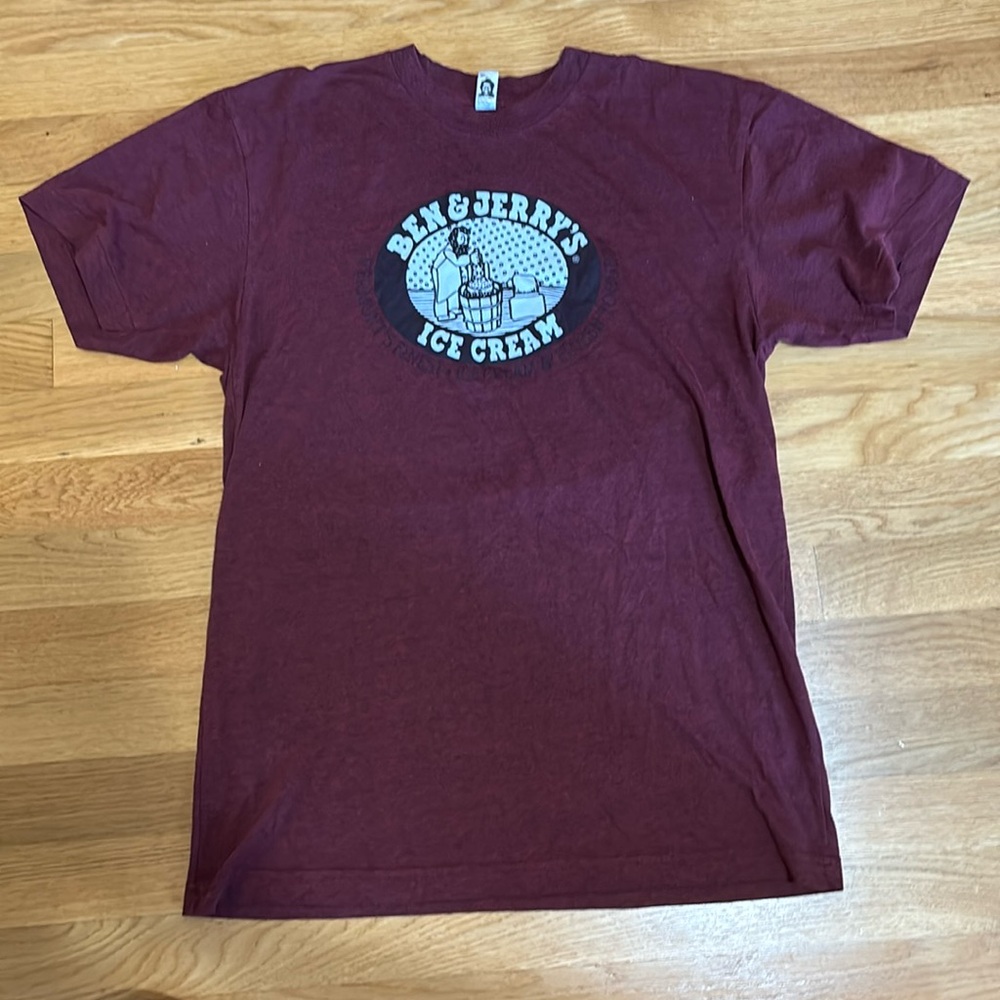 unisex M ben & jerry’s t shirt